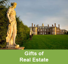 Photo of a statue on an estate. Gifts of Real Estate Rollover Photo of a statue on an estate. Gifts of Real Estate Rollover